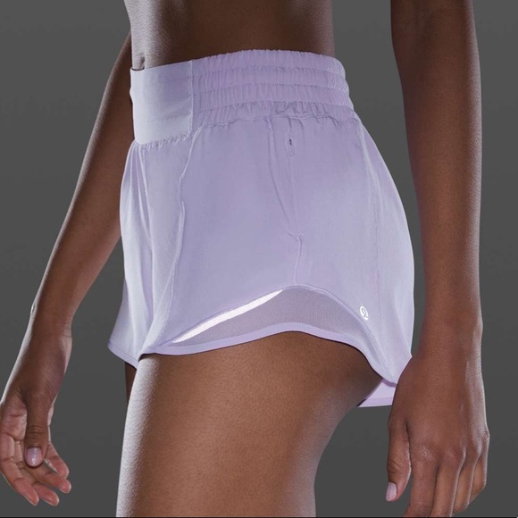 lululemon athletica Pants - NWT lululemon Hotty Hot Lavender Dew Shorts 2.5”